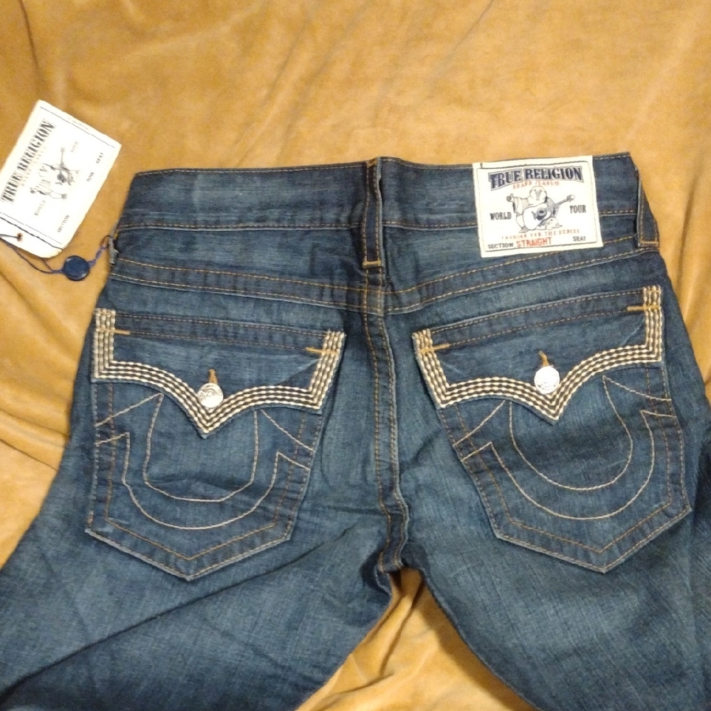True Religion Denim with Distinctive Stitching